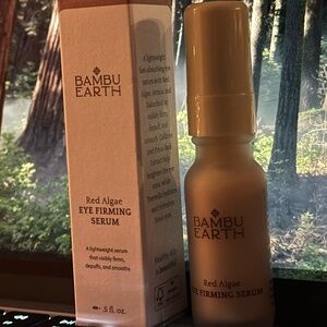 Bambu Earth Red Algae Eye Firming Serum Anti-Aging Lightweight 0.5oz/15mL